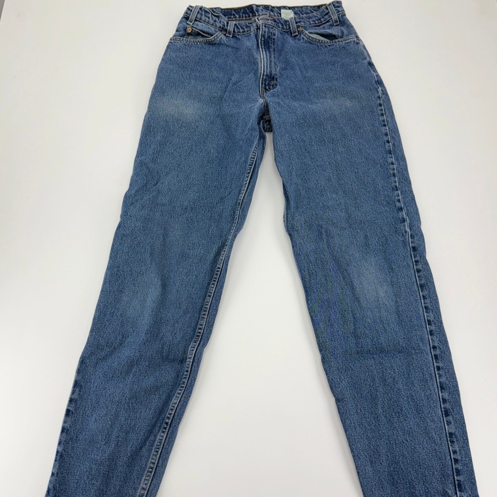 Vintage Levis 560 Orange Tab Loose Fit Tapered Jeans Mens 34x36 Blue USA Made